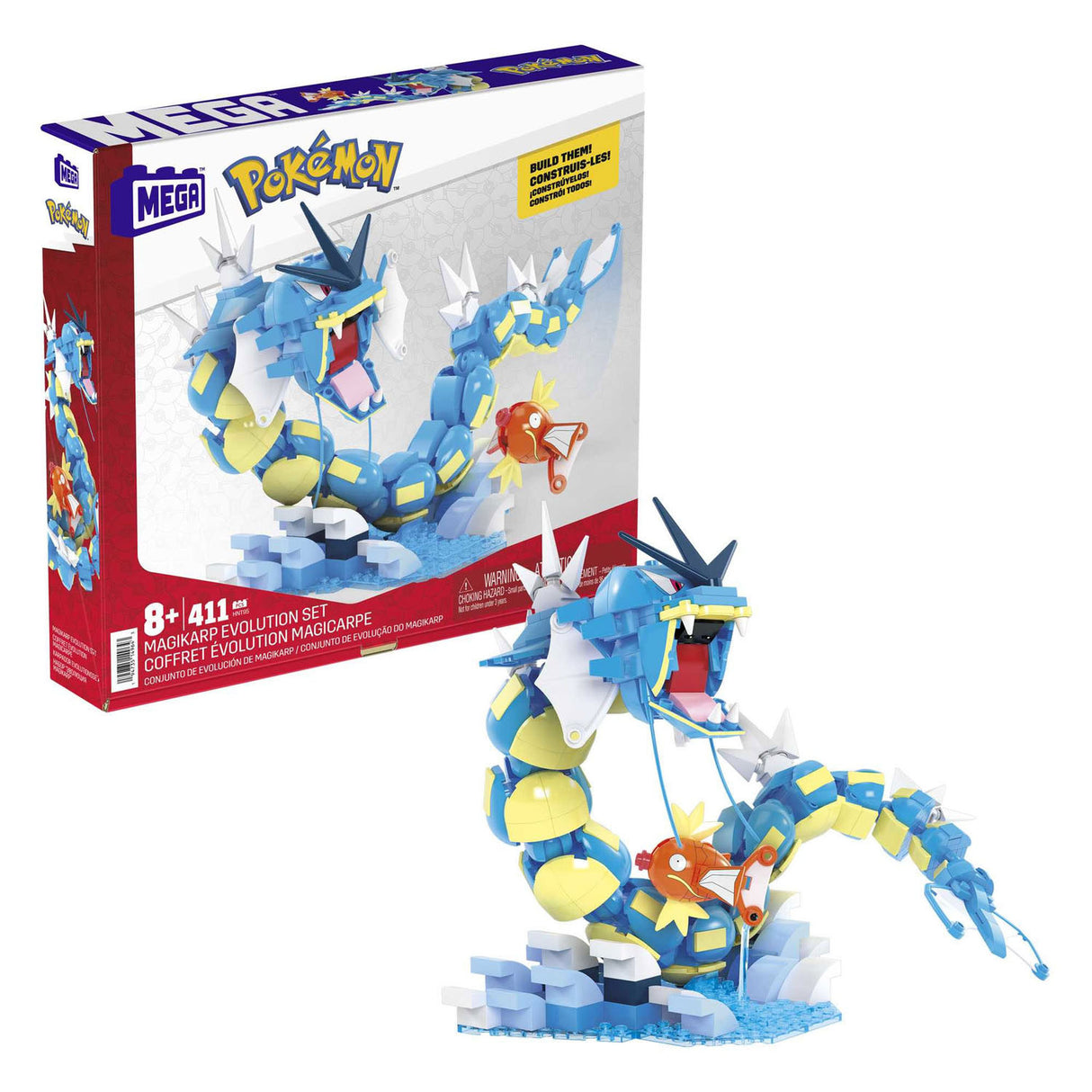 Mattel Mega Constux Bouwset Magikarp Evolution