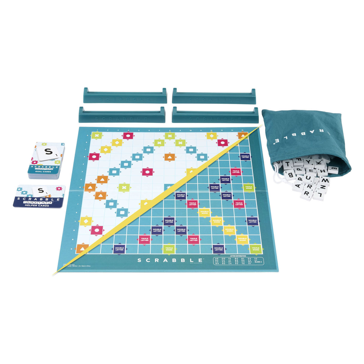 Mattel scrabble 2in1 bordspel