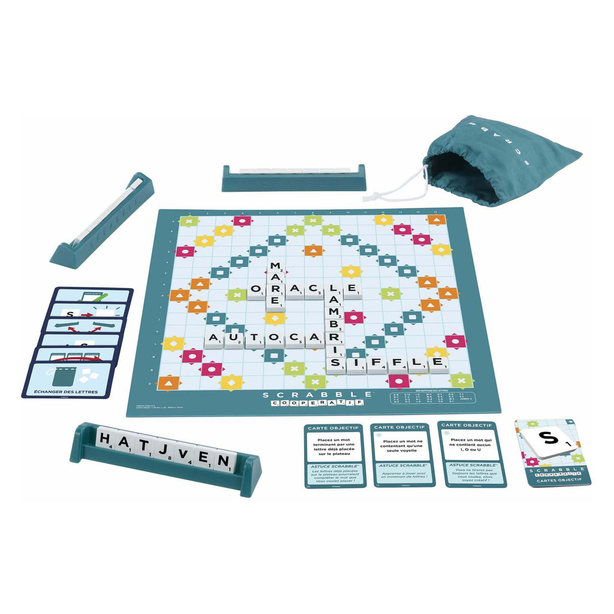 Mattel scelabble Board Spill Franséisch