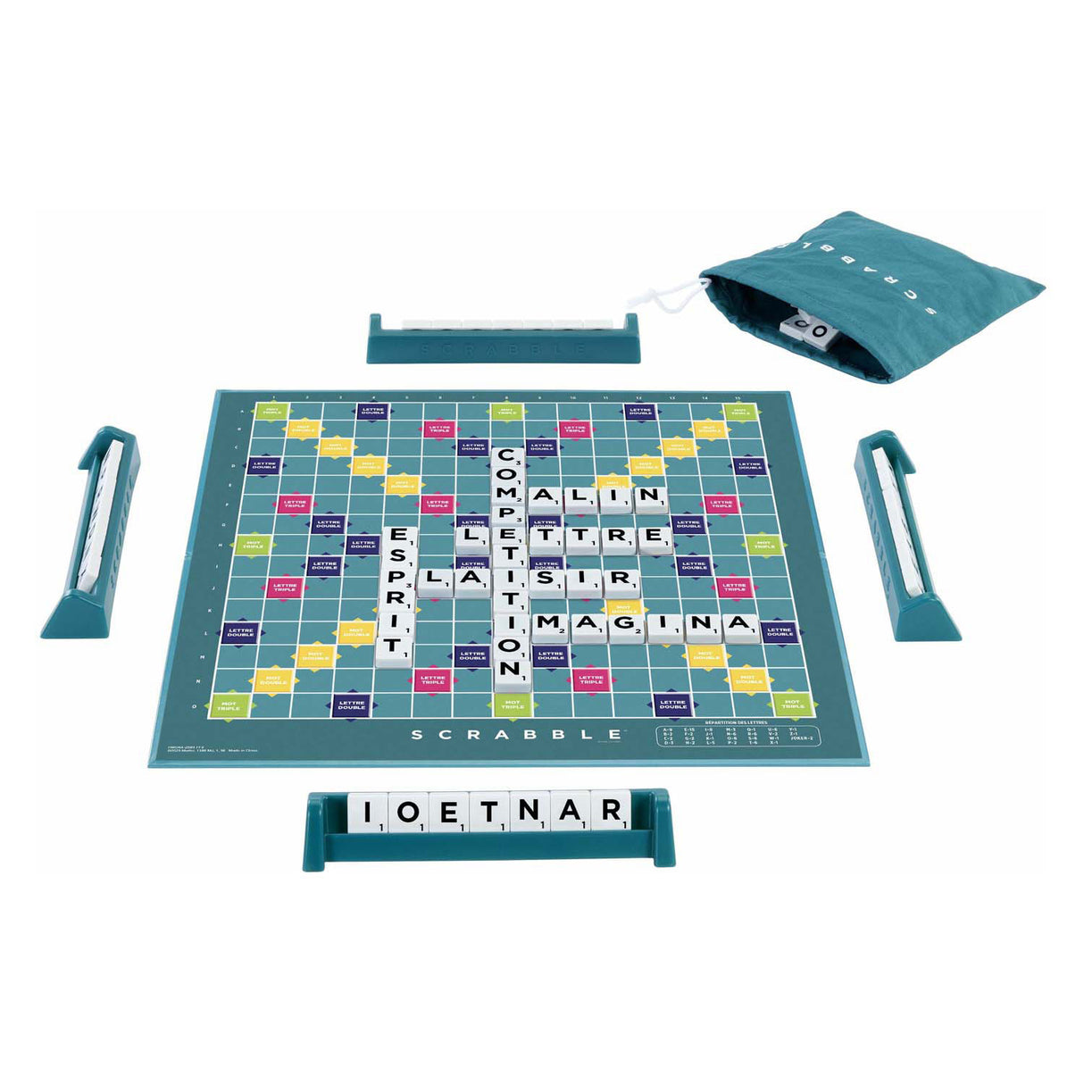 Mattel scelabble Board Spill Franséisch