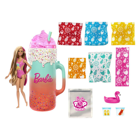 Mattel Barbie Fashion Pop enthüllen Aufstieg und Überraschungsgeschenkset