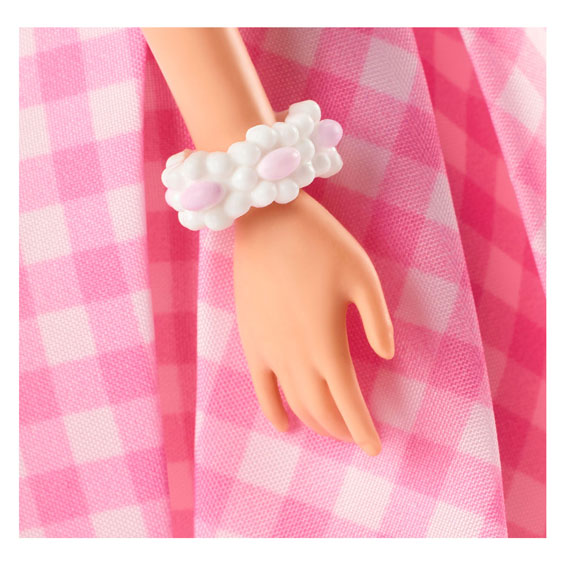 Mattel Barbie der Film Pink Gingham Dress Fashion Pop