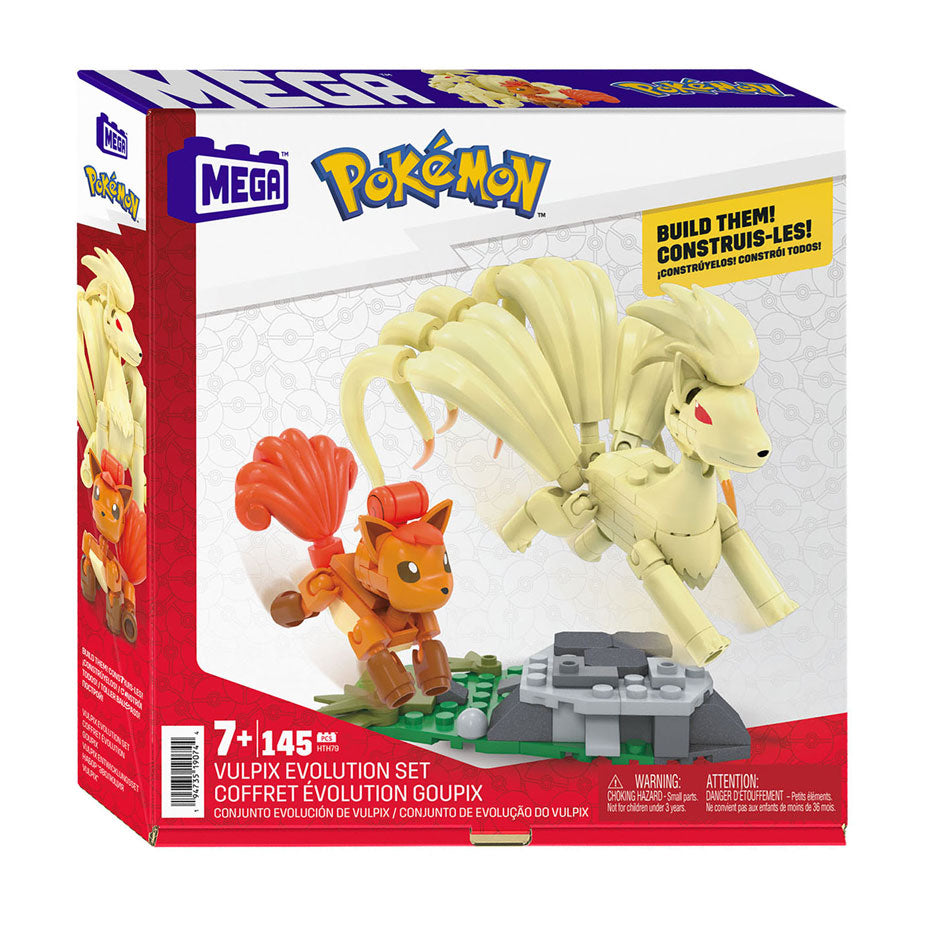 Set Evolution Mega Vulpix Mattel Pokémon