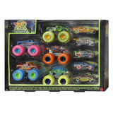 Set paketov Hot Wheels Monster Trucks GITD, 10 kosov.