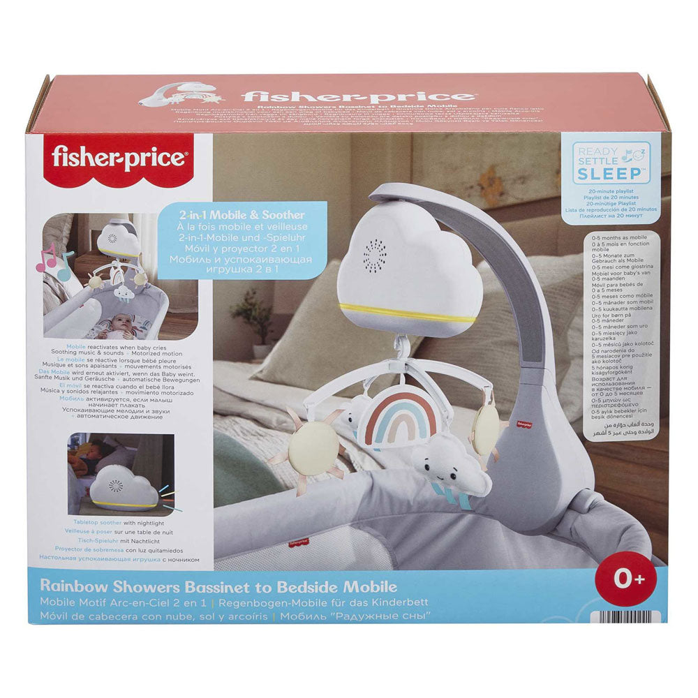 Fisher Price Regenboog MuziekMobiiel na łóżko Cradle lub Baby
