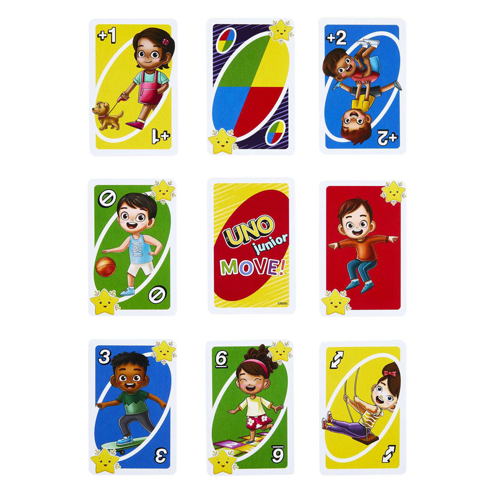 Mattel uno junior move! kaartspel