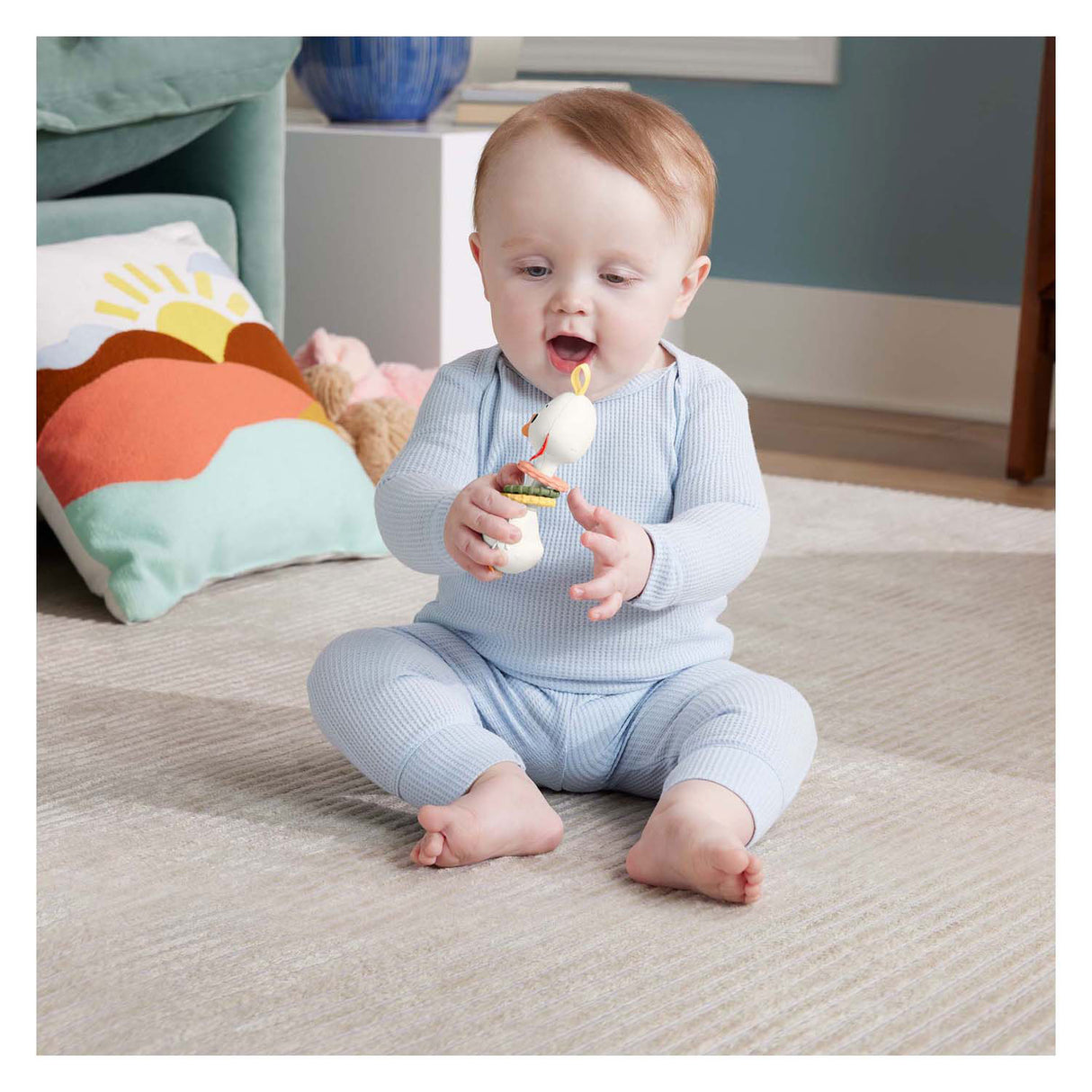 Fisher price bijt rammelaar eend