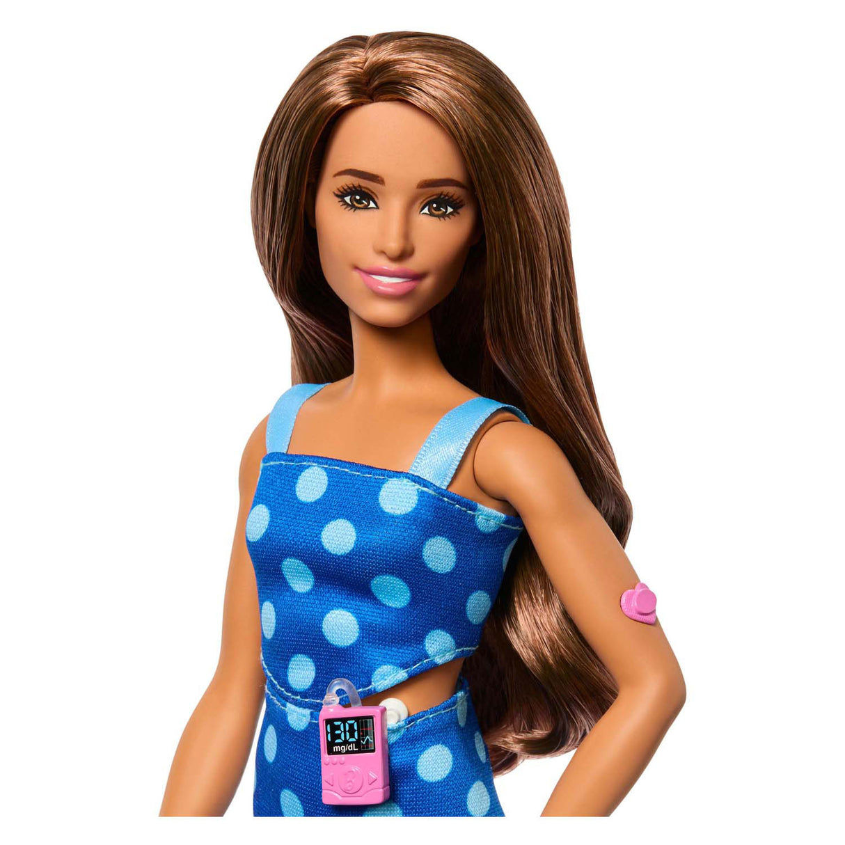 Modna punčka Mattel Barbie - modra pikčasta