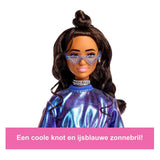 Mattel barbie deluxe style - blauwe trui
