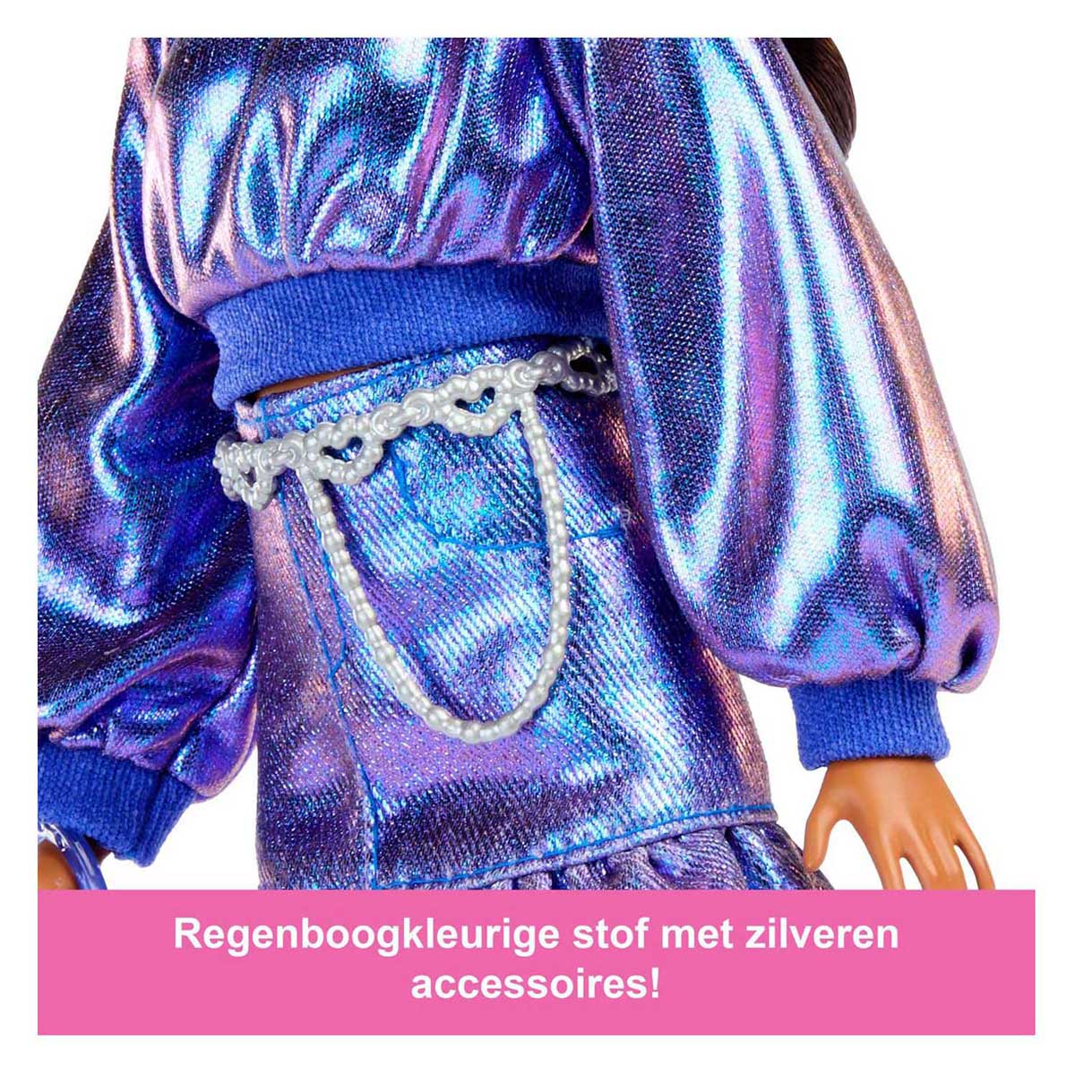 Mattel barbie deluxe style - blauwe trui
