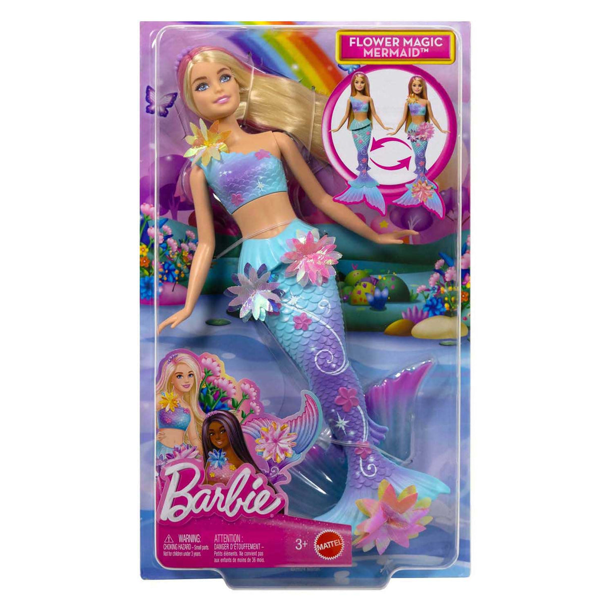 Barbie fantasy garden feature mermaid