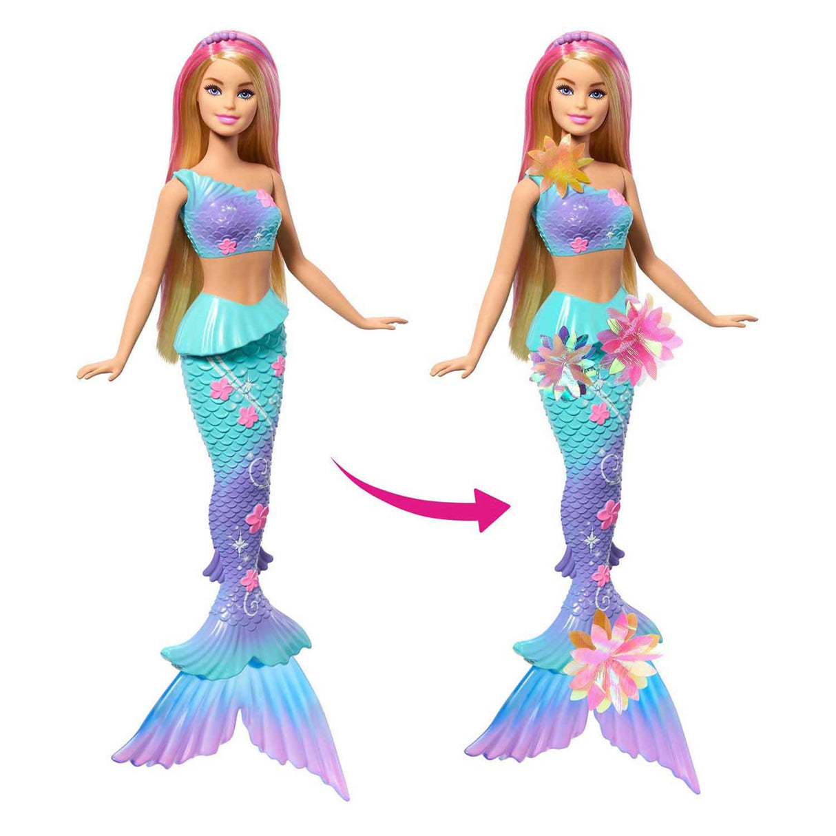 Barbie fantasy garden feature mermaid