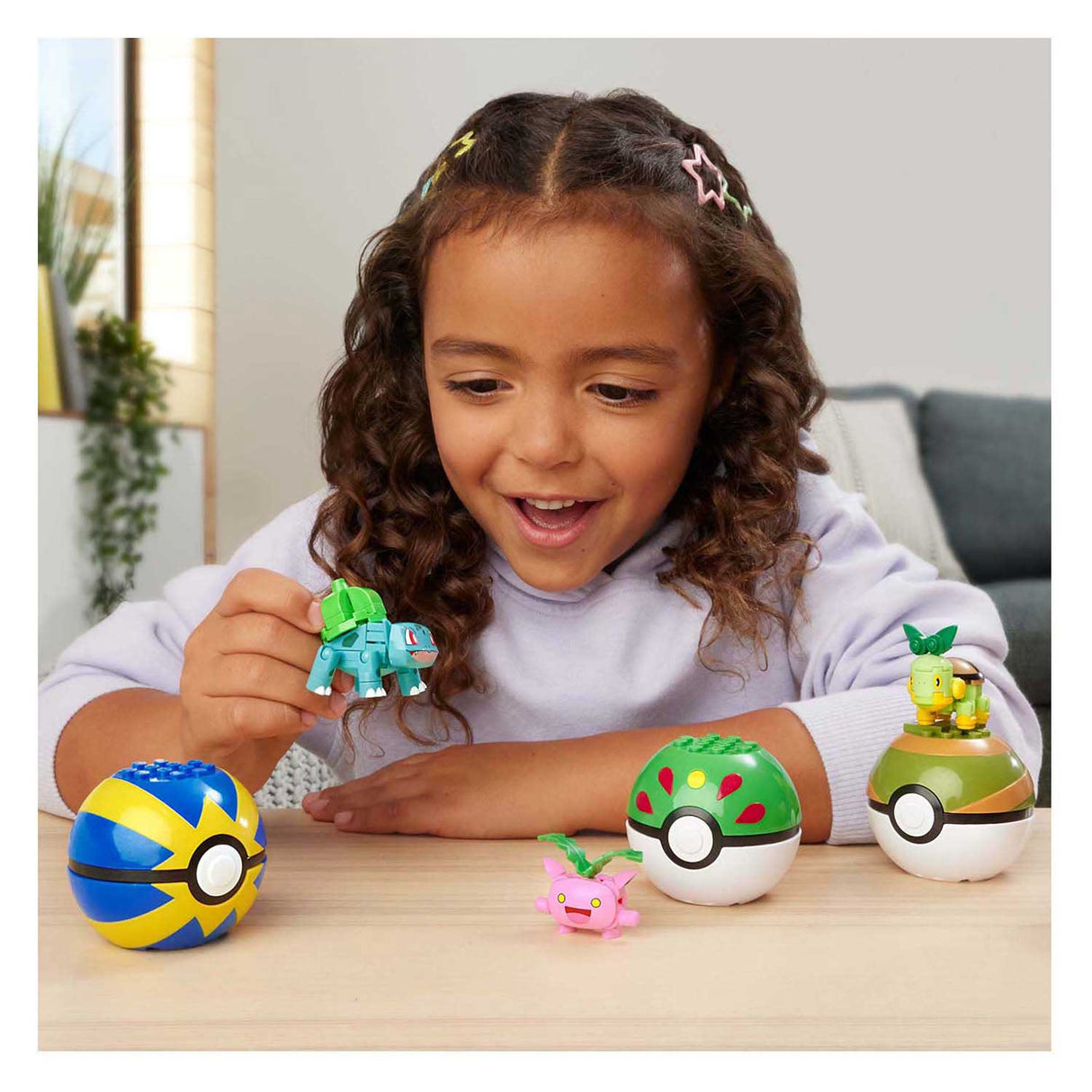 Mega bloks pokemon mega trávový typ trenér tým