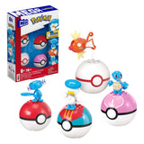 Mega Bloks Mega Construct Pokémon -rakennussetti - Magikarp, Shellder ja Quaxly