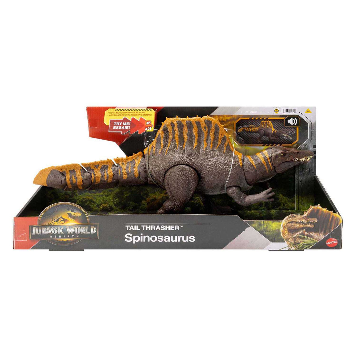 Mattel jurassic world rebirth spinosaurus