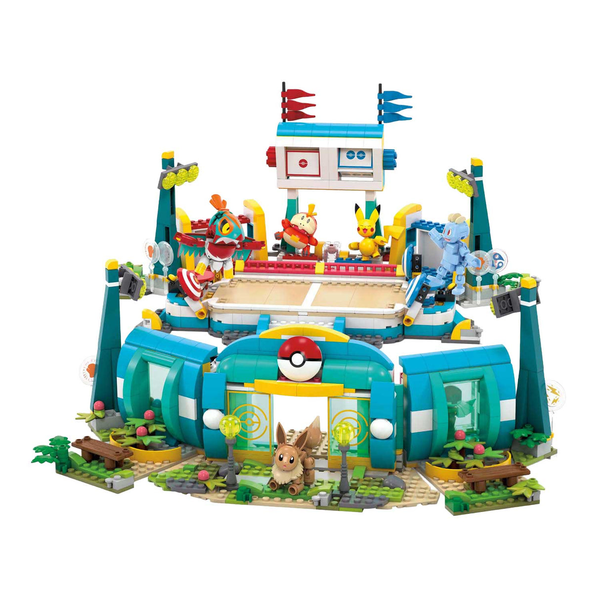 Mattel mega construx pokémon bouwset - training stadium