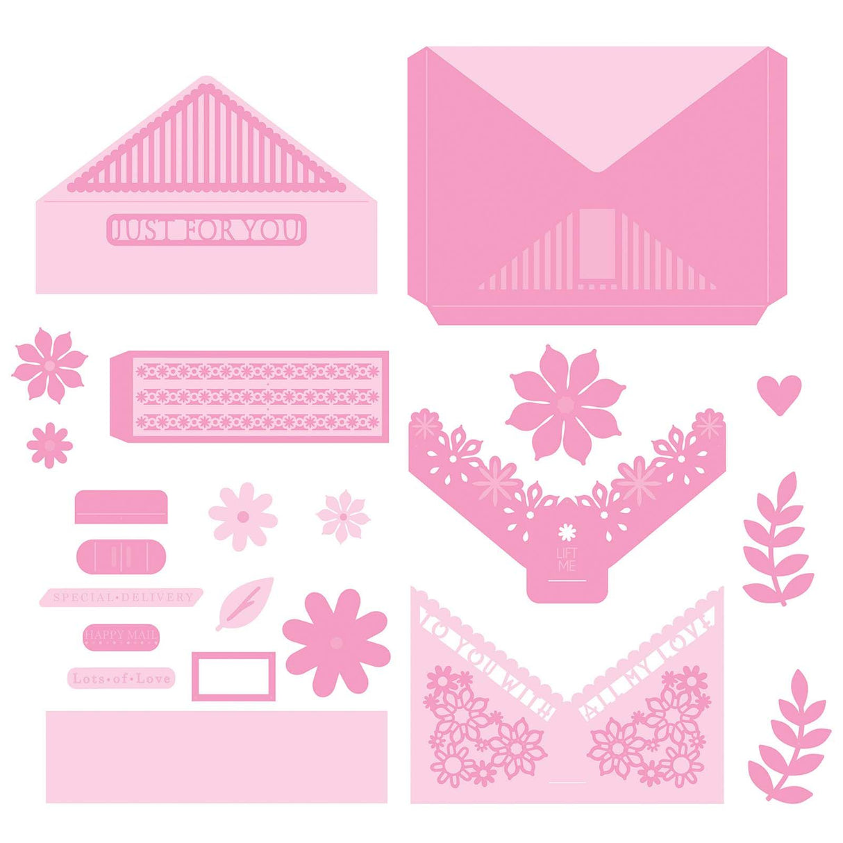 Tonic studios • dimensions die set sent with love