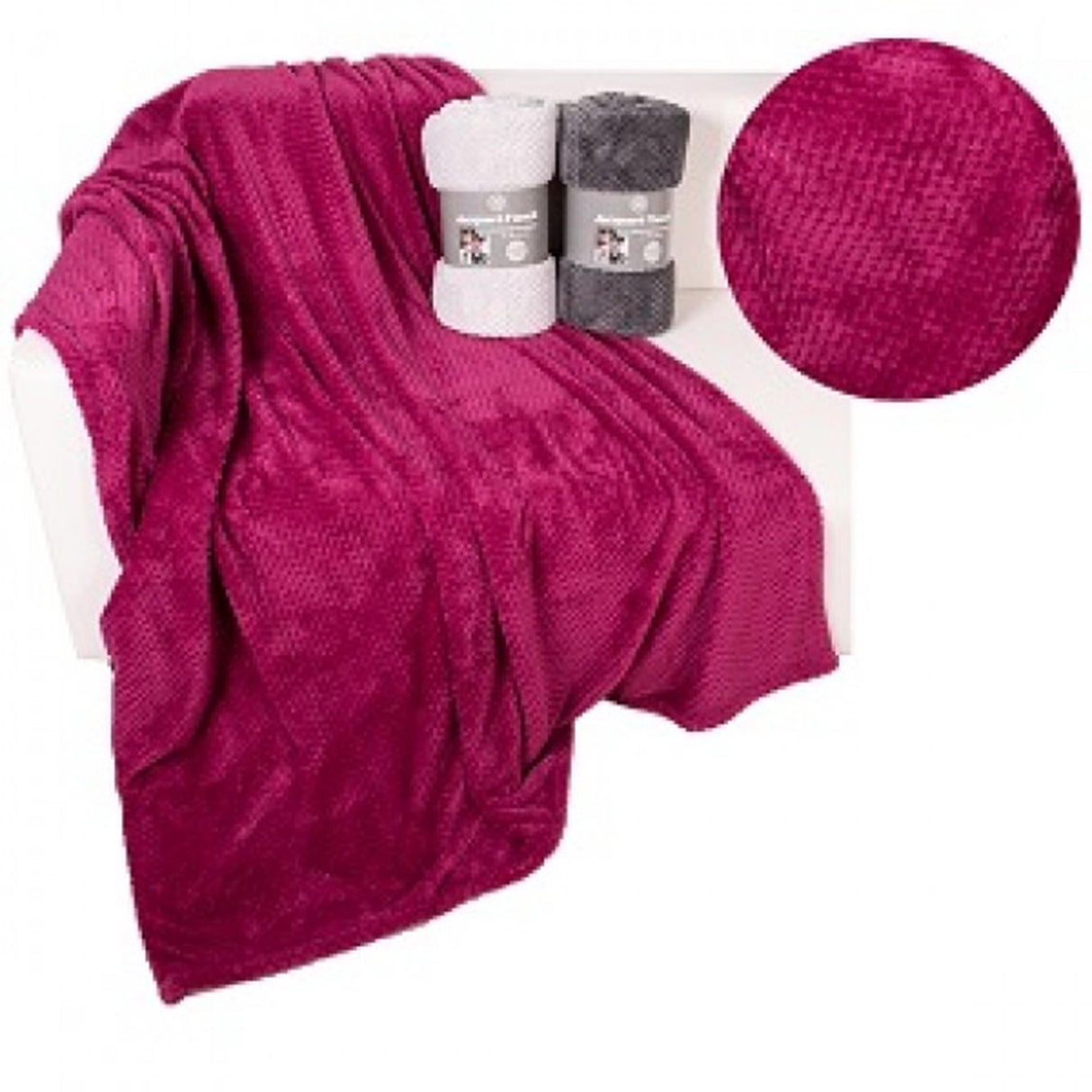 Woondeken jacquard flanell 150x200cm