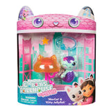 Gabby's dollhouse the movie play figure set with 2 cats mermaid cat jelly kitty