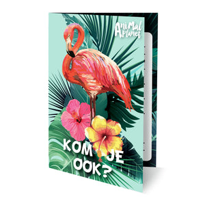Kutsut eläinplaneetta flamingo, 6 kpl.