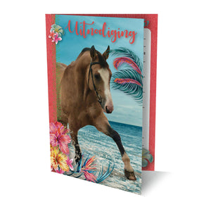 Invitations horse, 6 pcs.