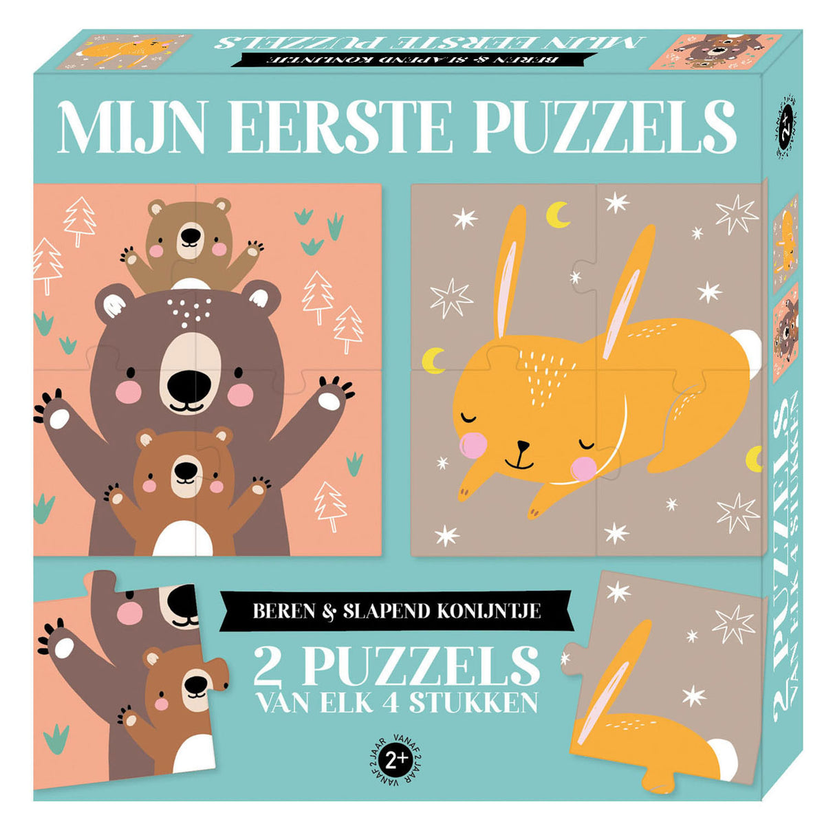 Nijntje mijn eerste puzzels - beren slapend ko, 2x4st.