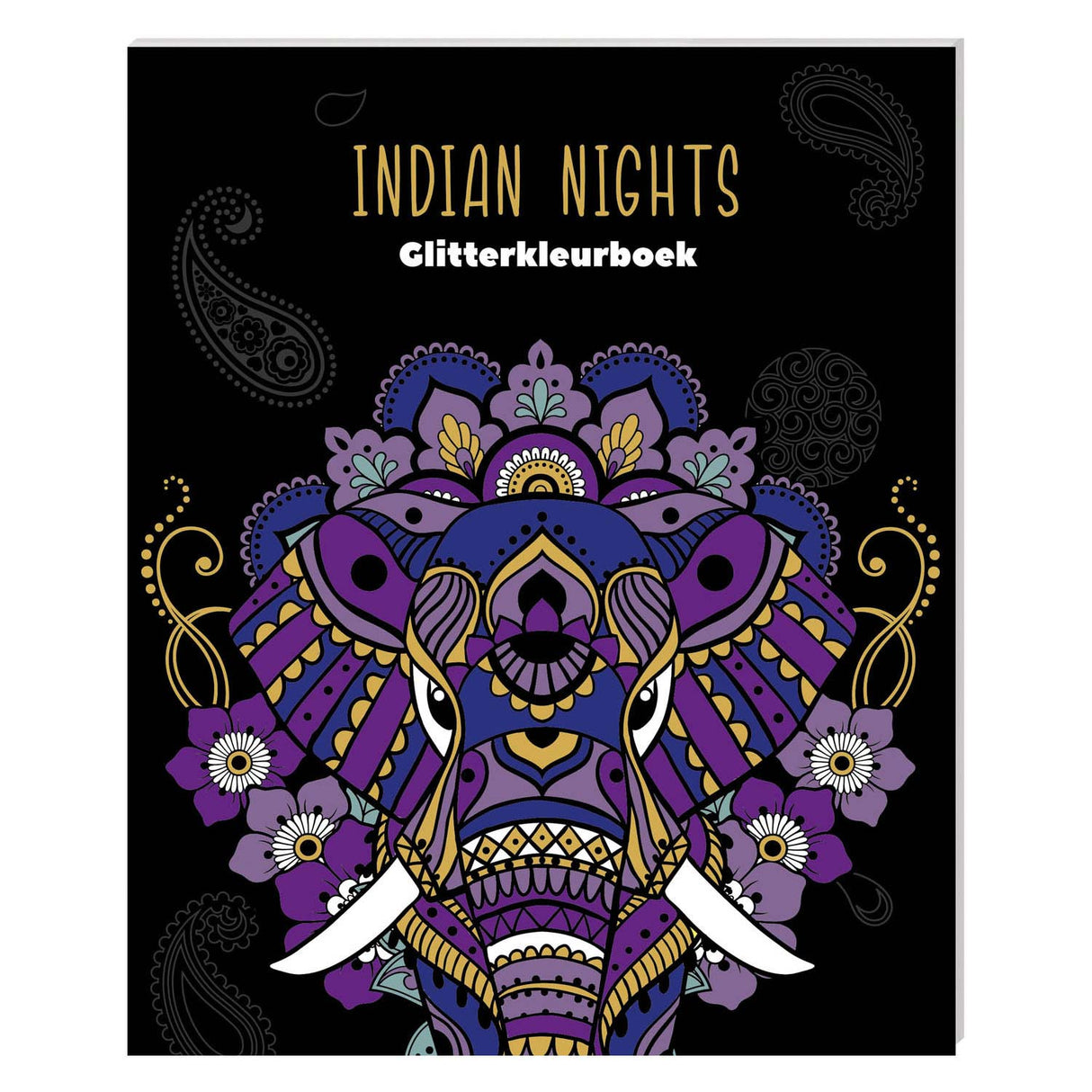 Glitterkleurboek indian nights
