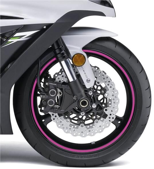 Print velg sticker rim sticker 7mmx6m. pink