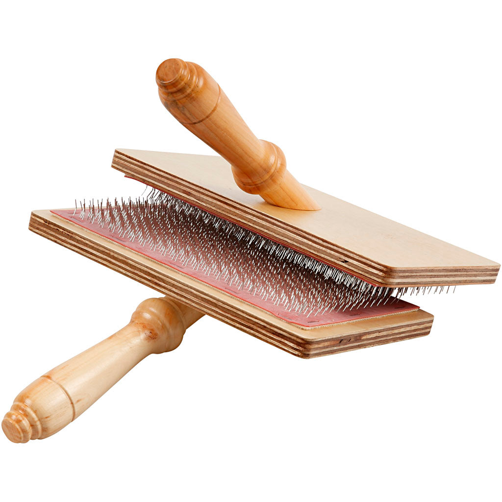 Creativ company card brush, size 20x11 cm, 1 pair