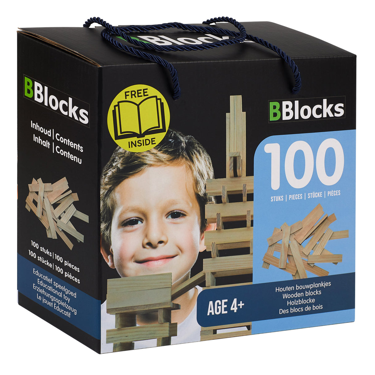 BBLOCKS -Baubretter leer, 100dlg.