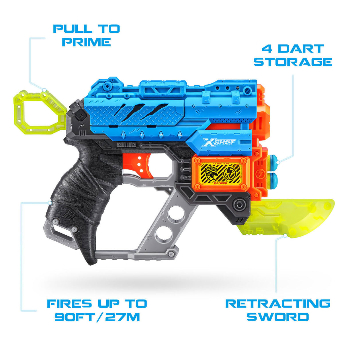Zuru X-shot Dino Attack Extinct with 8 Darts