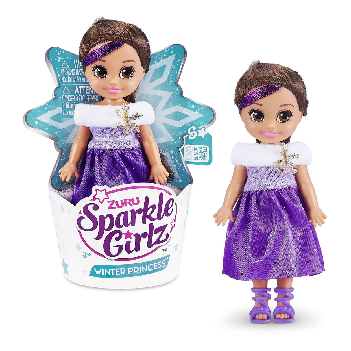 Zuru Sparkle Girlz Zimní princezna košíček