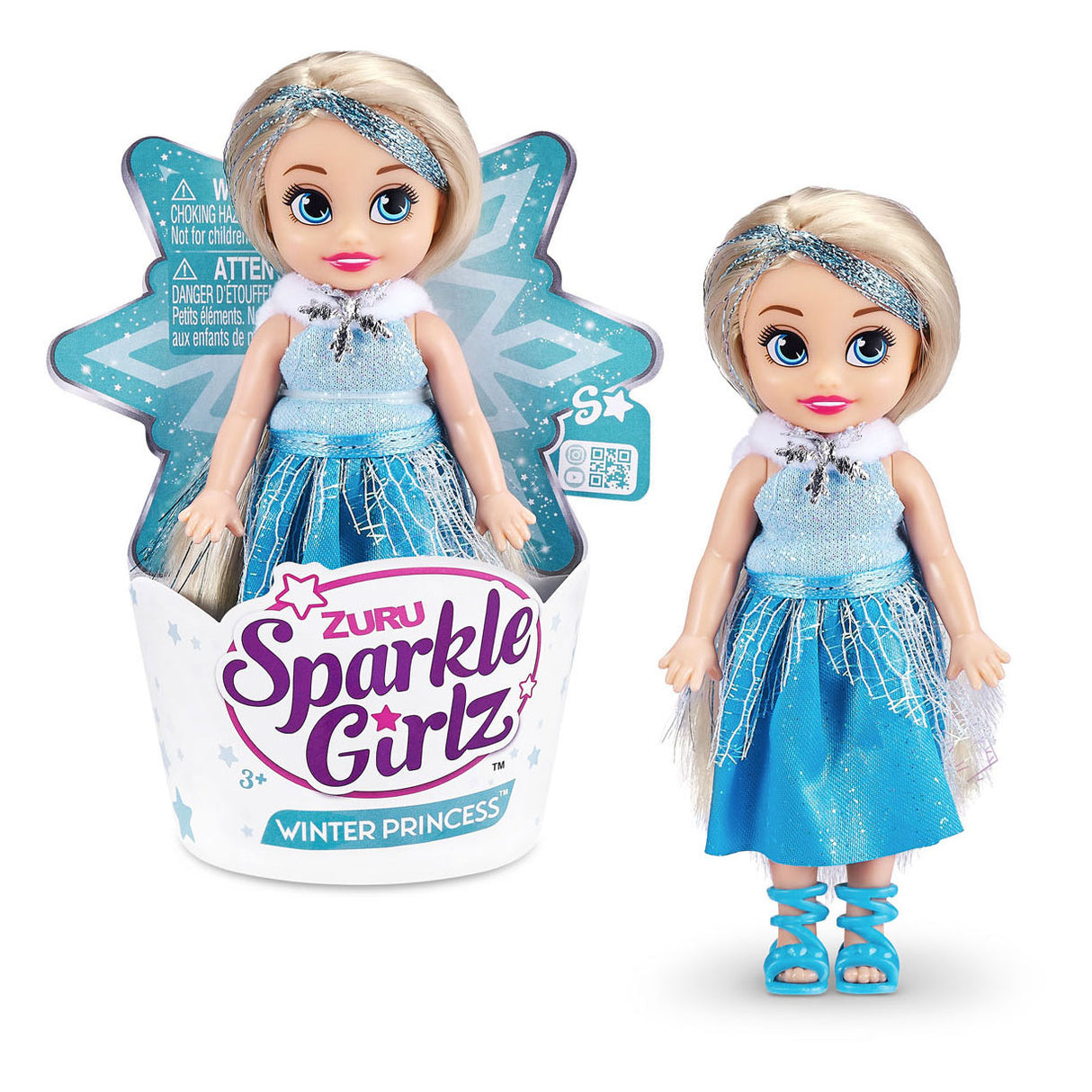 Zuru Sparkle Girlz Zimní princezna košíček
