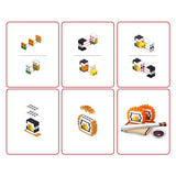 Zuru max premium sushi - conjunto de construção em bola surpresa