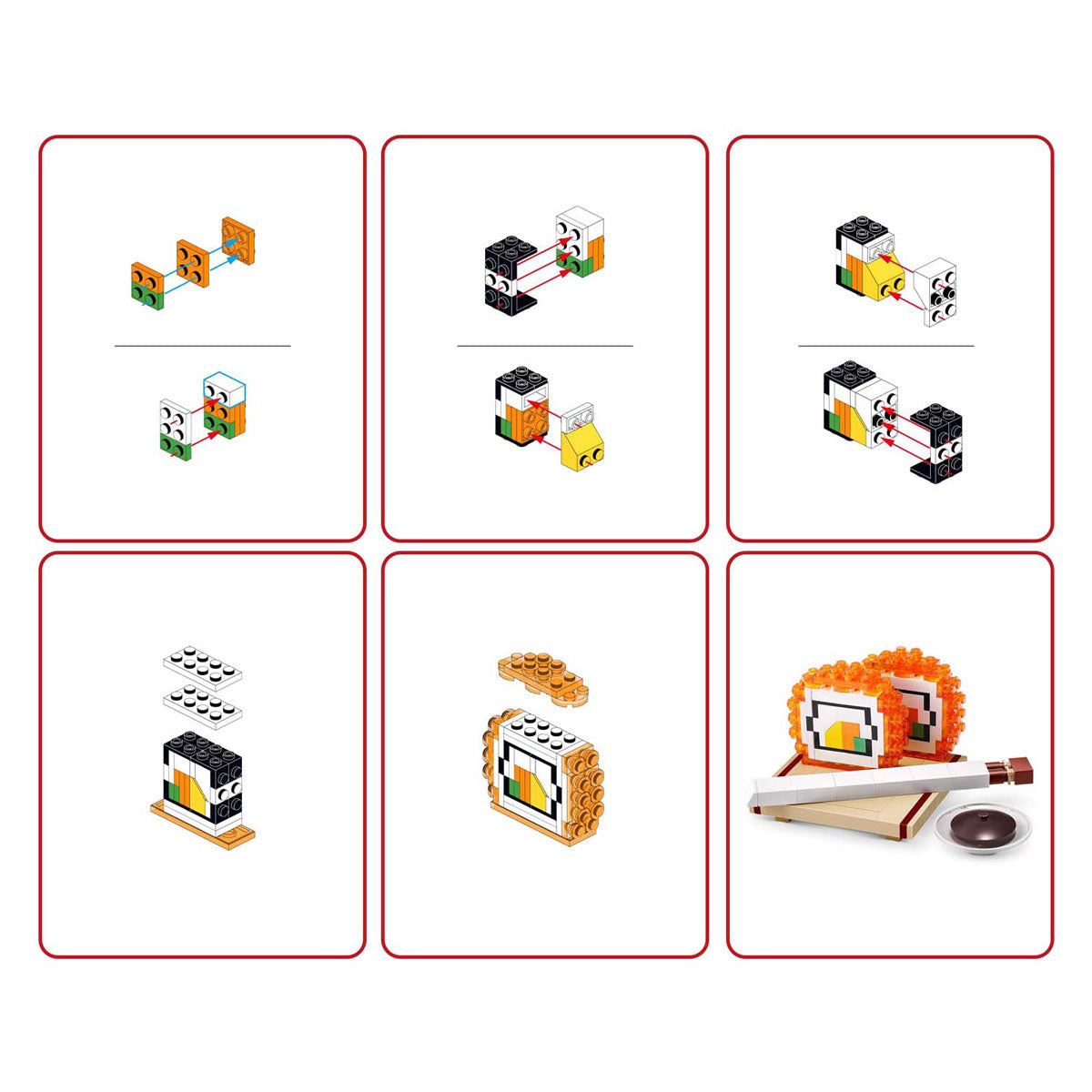 Zuru max premium sushi - construction playset in surprise ball