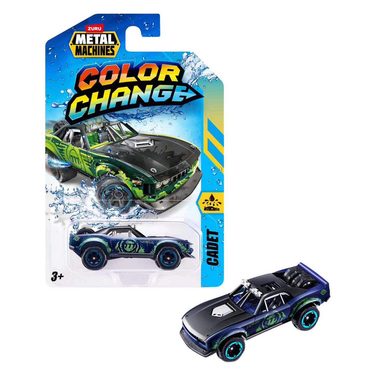 Zuru colour changing metal car