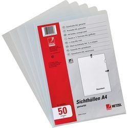 L-shaped folder Rexel transparent A4 50 pieces