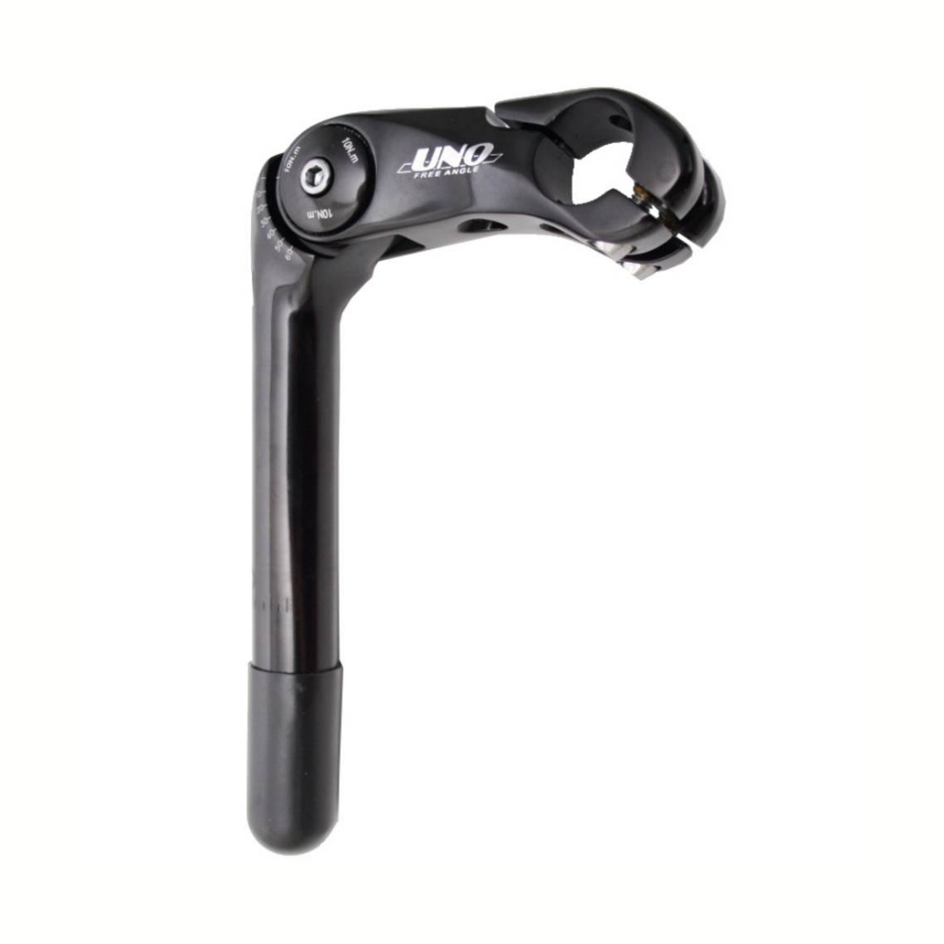 Stammejusterbar 80mm x 25,4 mm- svart
