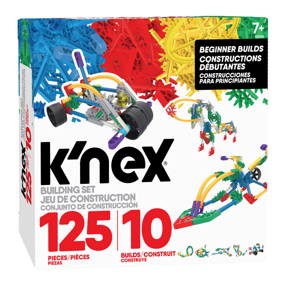 K'nex construction set 10 models, 125dlg.