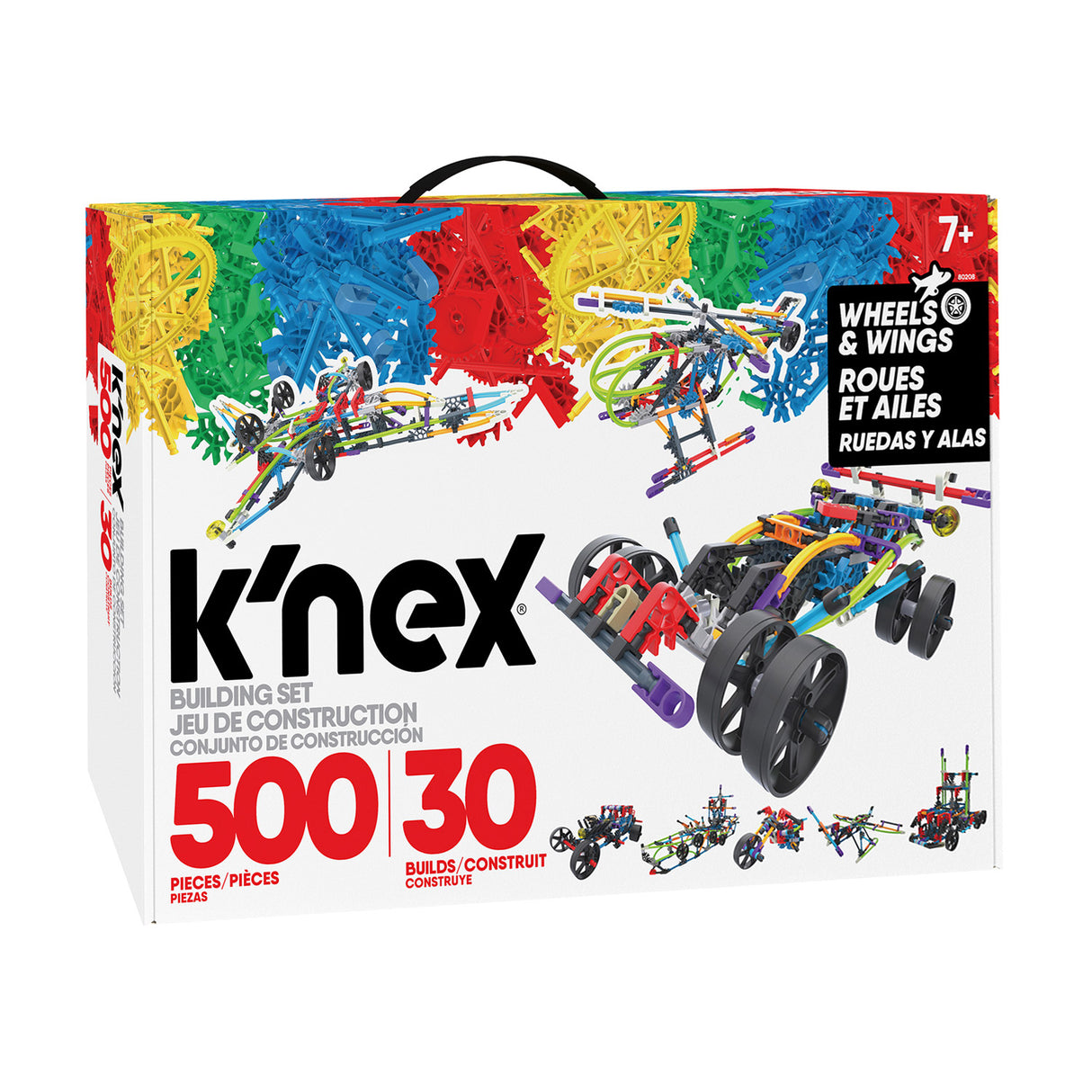 K'nex Bouwset Wheels 30 models, 500dlg.