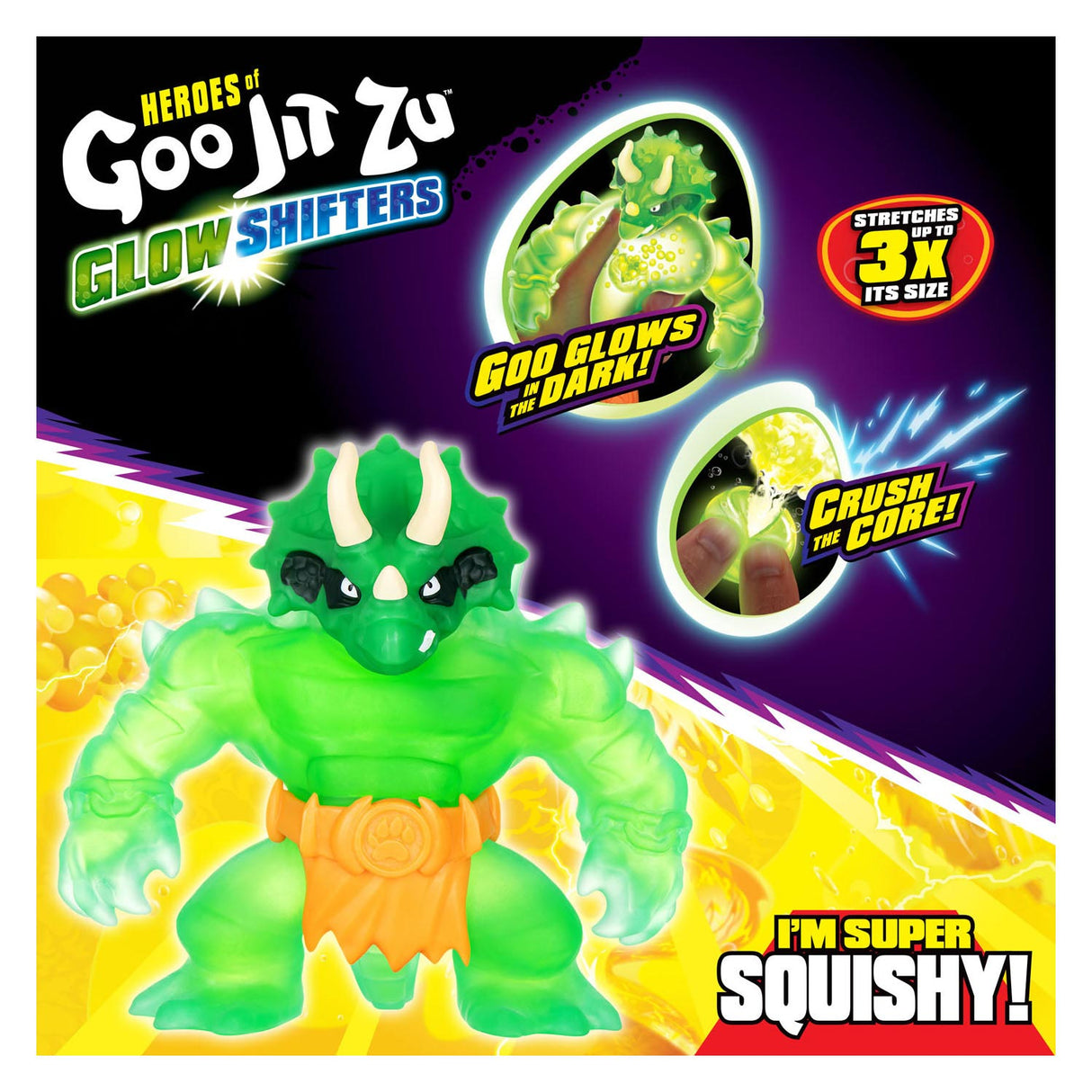 Goo Jit Zu -skiftere glød tritops