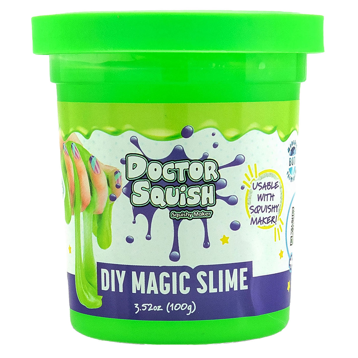 Boti Doctor Squish Sneak Value Pack verde e viola, 240 grammi