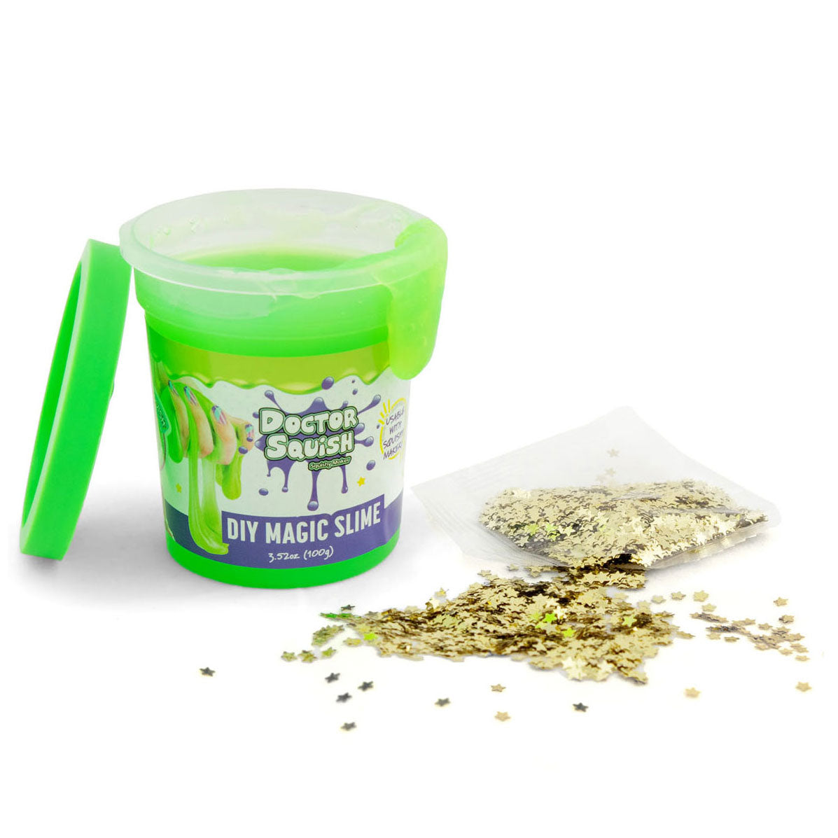 Boti Doctor Squish Sneak Value Pack verde e viola, 240 grammi