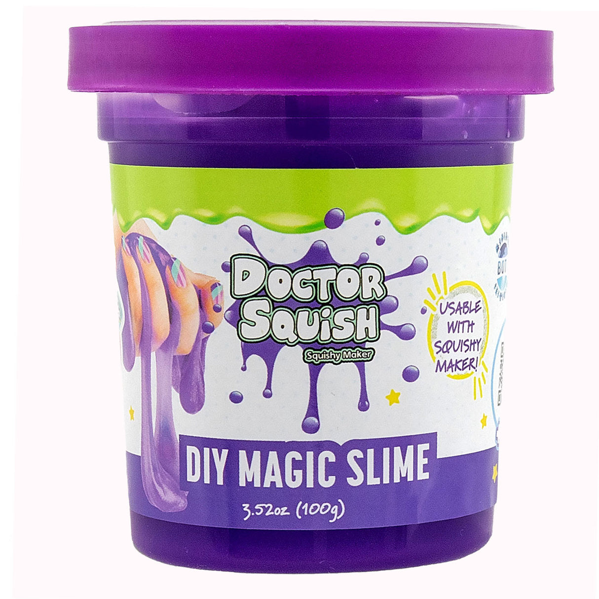 Boti Doctor Squish Sneak Value Pack verde e viola, 240 grammi
