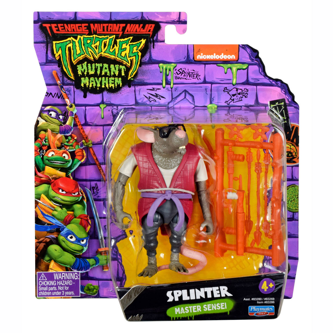 Boti Teenage Mutant Ninja Turtles Speel Figure - Splinter Master Sensei