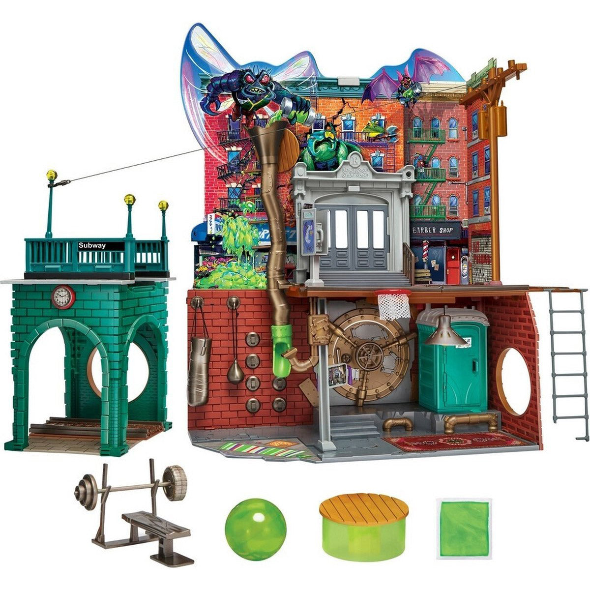 Boti teenage mutant ninja turtles headquarters playset