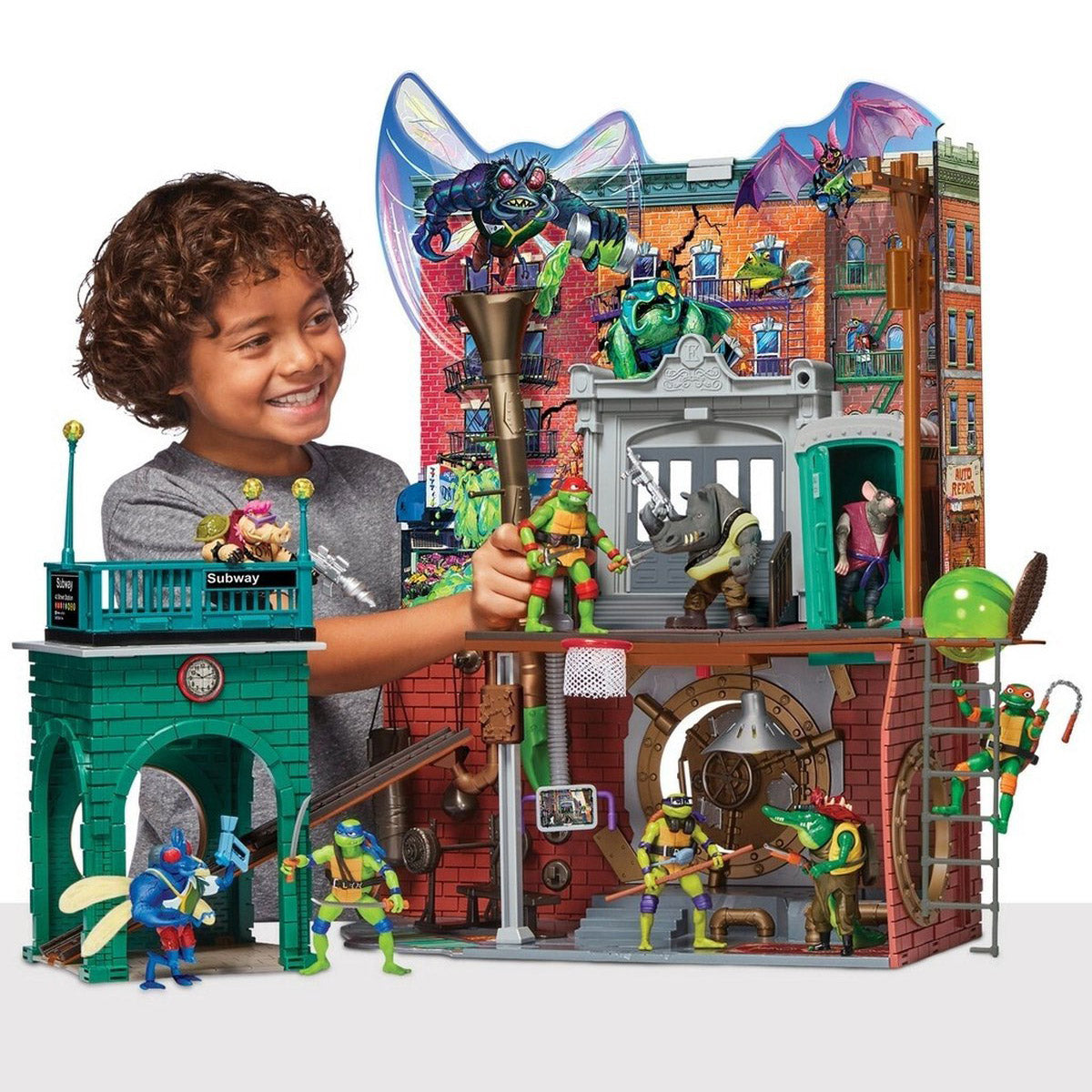 Boti Teenage Mutant Ninja Turtles headquarters play set