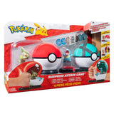 Boti Pokémon Surprise Attack Game Play Set - Axew Poke Ball vs Totodile Net Ball