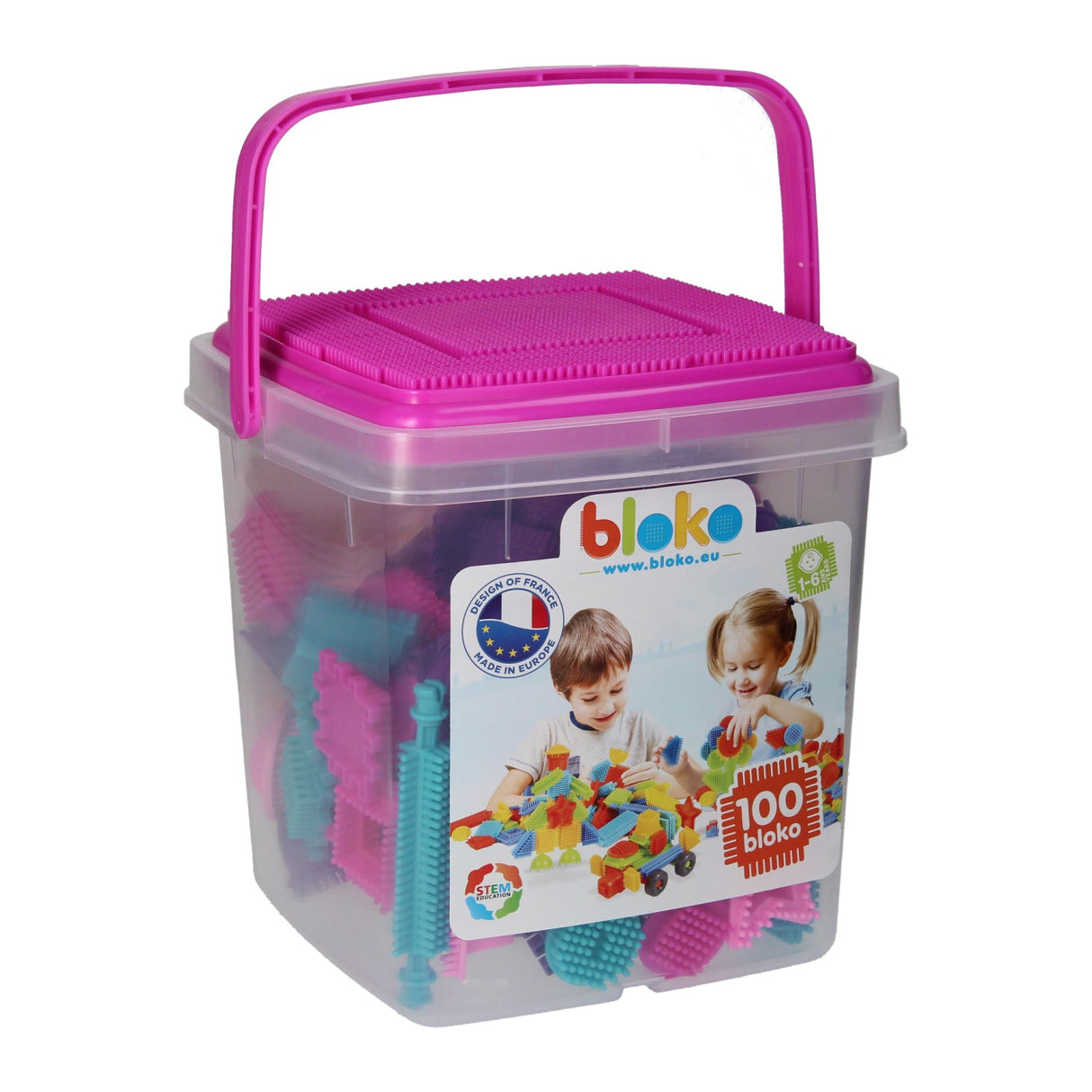 BOTI BLOKO NOPPER BOLKS PINK, 100DLG.