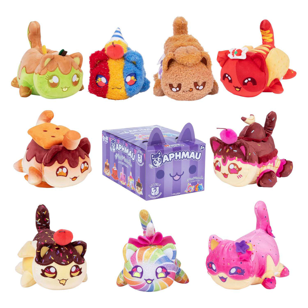 Boti knuffel alhmeu 15 cm mystery meemeow series 7 carnival treats